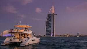 Dubai Marina Sunset Yacht Tour with Live BBQ - 2 Hours