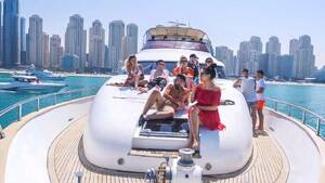 Dubai Marina Yacht Tour with Live BBQ Lunch - 2 Hours