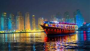 Dubai Marina Royal Dinner Cruise + Shared Transfers | Kids Go Free Until 30 Sep 2026