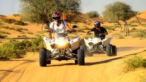 Ras Al Khaimah Quad Bike Safari with BBQ Dinner & Shows &ndash; Shared Transfers from Dubai