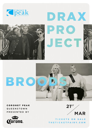 Drax Project and Broods at Coronet Peak, presented by Corona