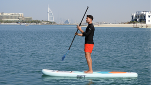 Stand Up Paddle Boarding (SUP) on The Palm Jumeirah - Rental for One Hour flyer