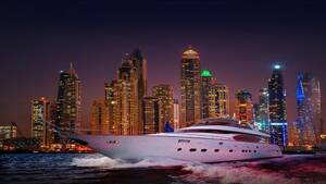 Dubai Marina Twilight Yacht Tour with Live BBQ - 2 Hours