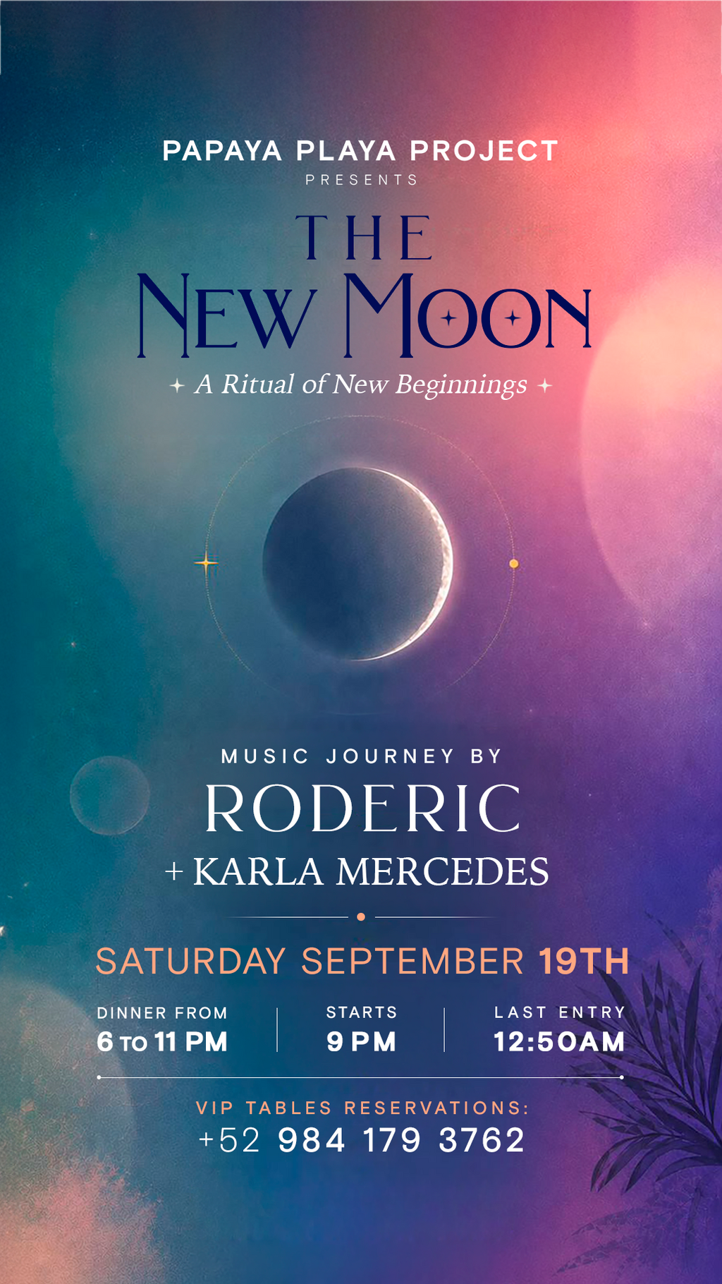 PAPAYA PLAYA PROJECT &bull; Presents &bull; THE NEW MOON &bull;