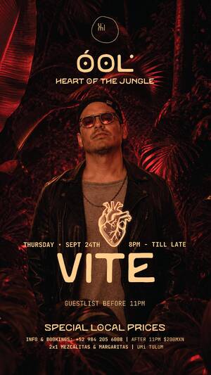 UMi presents &Oacute;OL  X  VITE flyer