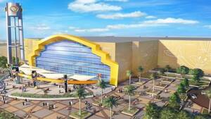 From Dubai: Abu Dhabi Grand Mosque & Warner Bros tour - Shared Audio Guided Tour & Transfers flyer