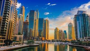 From Abu Dhabi: Dubai Full Fay with Burj Khalifa - Shared Audio Guided Tour & Transfers Flyer