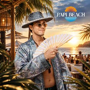 Papi Beach flyer