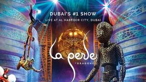 La Perle by Dragone Platinum with Platinum lounge access flyer