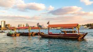 From Dubai: Dubai Traditional city tour with Burj Khalifa - Shared Audio Guided Tour & Transfers flyer