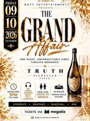 Афиша события The Grand Affair