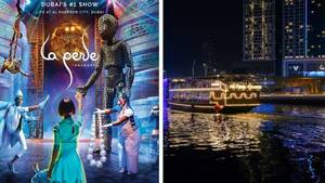 Selebaran La Perle - canal cruise with dinner