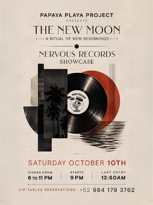 Affiche de PAPAYA PLAYA PROJECT &bull; Presents &bull; THE NEW MOON &bull;