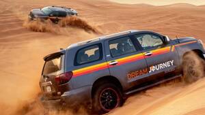 Exclusive Desert Discovery: Red Dunes Safari, Sandboard & Camel Ride up to 6 guests (Afternoon) flyer