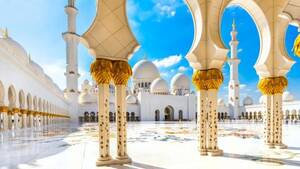 From Dubai: Abu Dhabi Full Day without Lunch - Shared Audio Guided Tour & Transfers flyer