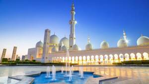 From Dubai: Abu Dhabi Full Day with Lunch - Shared Audio Guided Tour & Transfers flyer