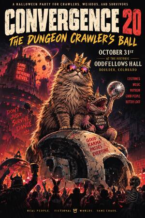 Convergence 20: The Dungeon Crawler's Ball flyer