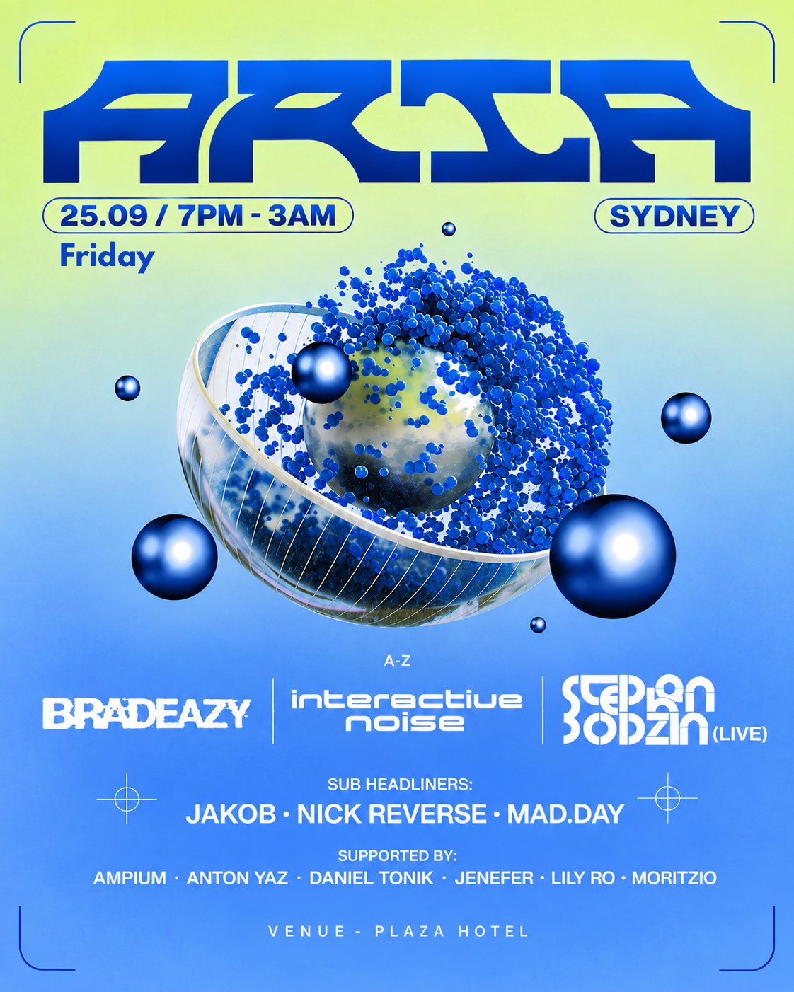 Aria #1 Sydney - Friday