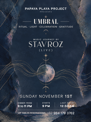 PPP &bull; Presents &bull; UMBRAL &bull; Music Journey By @Stavroz (live show) flyer