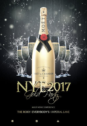 NYE 2017 GOLD PARTY @ THE ROXY