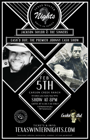 Jackson Taylor & The Sinners plus Cash'd Out