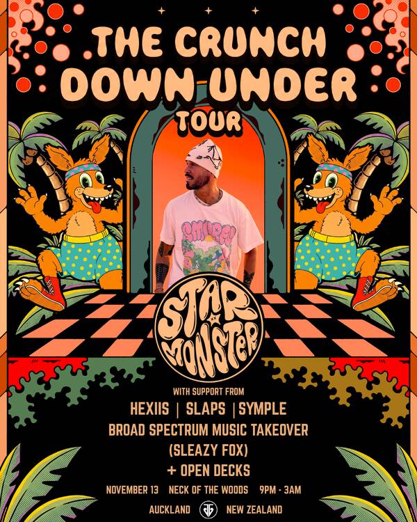 STAR MONSTER (USA), Sleazyfox, Hexiis, Slaps, Symple