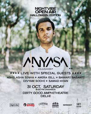 Nightvibe Open Air Halloween: Anyasa (Anjunadeep) LIVE SET flyer