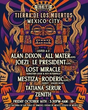 Tierra de los Muertos w/ Mestiza, S&eacute;bastien L&eacute;ger & Roy Rosenfeld flyer