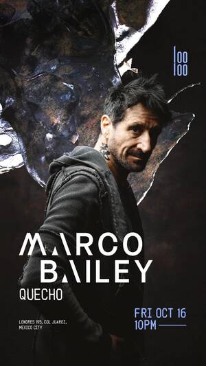 Marco Bailey flyer