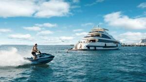 VIP Superyacht Package for 50 Guests with BBQ & Premium Drinks &ndash; 4H flyer