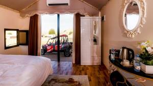 Heritage Lodge - Bait Al Noor | Overnight Desert Stay Abu Dhabi with Shared Transfers flyer