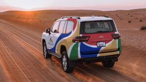 Evening Desert Safari, Dubai - Shared Vehicle (House Beverages) Residence Pickup flyer