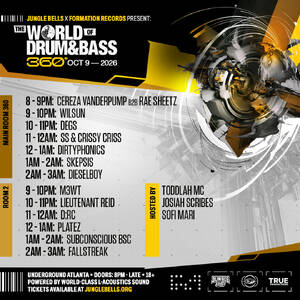 WORLD OF DRUM & BASS 360 flyer