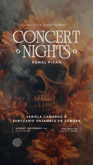 Concert Night | HANAL PIX&Aacute;N flyer