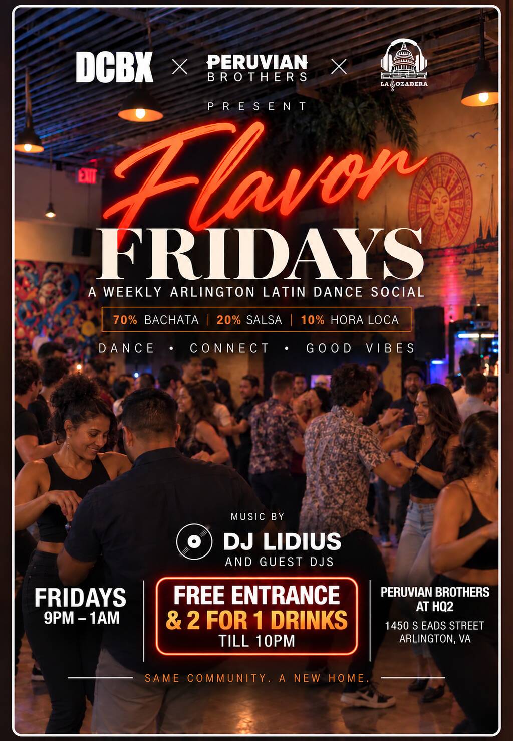 FLAVOR FRIDAYS | BACHATA, SALSA Y MAS!