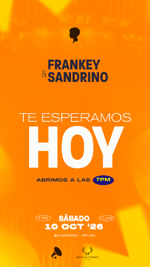 Cartel promocional de Frankey & Sandrino by The People