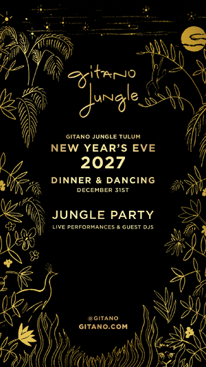 NYE 2027 GITANO JUNGLE flyer