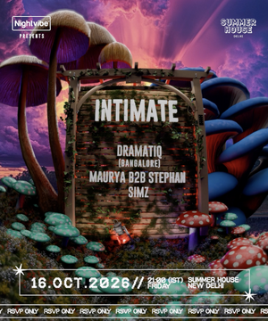 Affiche de Nightvibe presents Intimate w/ Dramatiq, Maurya, Stephan & Simz