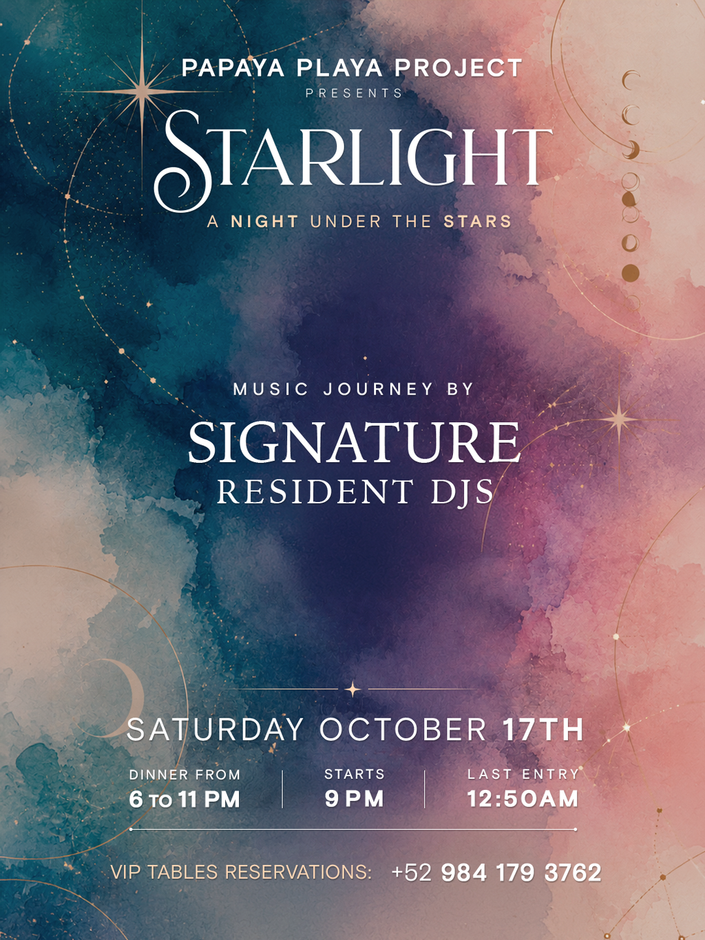 PAPAYA PLAYA PROJECT &bull; Presents &bull; STARLIGHT &bull;