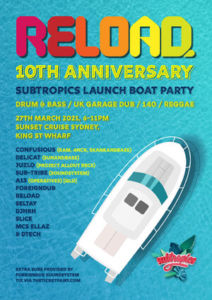 Reload 10th Anniversary Bday Boat Party!