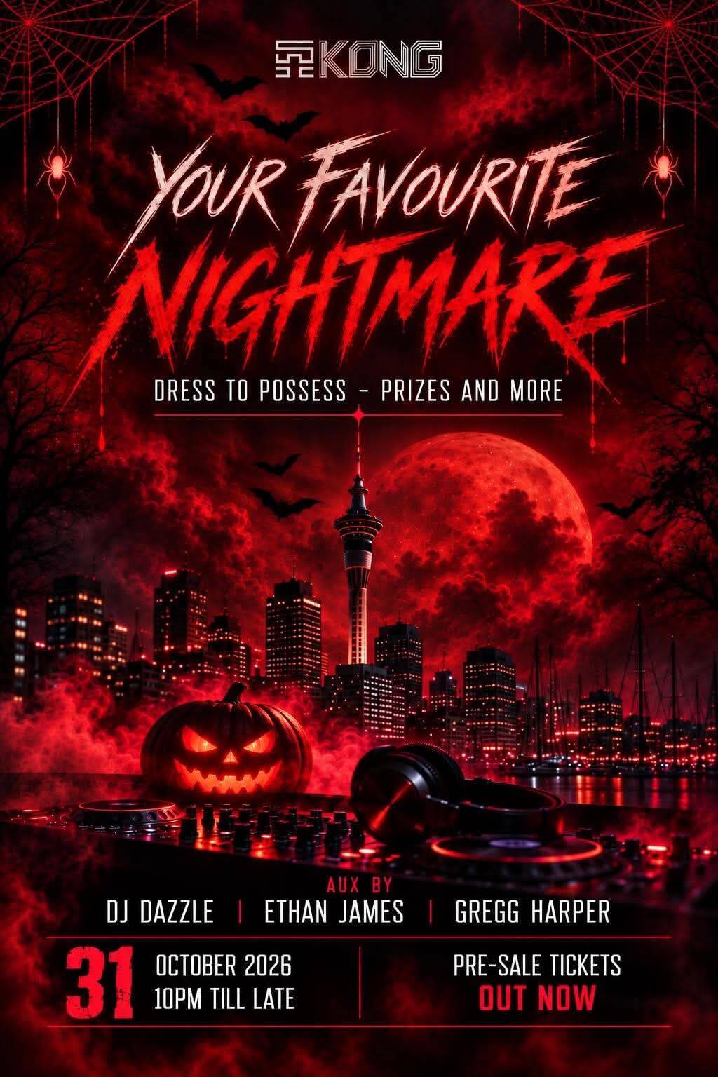 Your Favorite Nightmare - KONG Halloween Event 2026