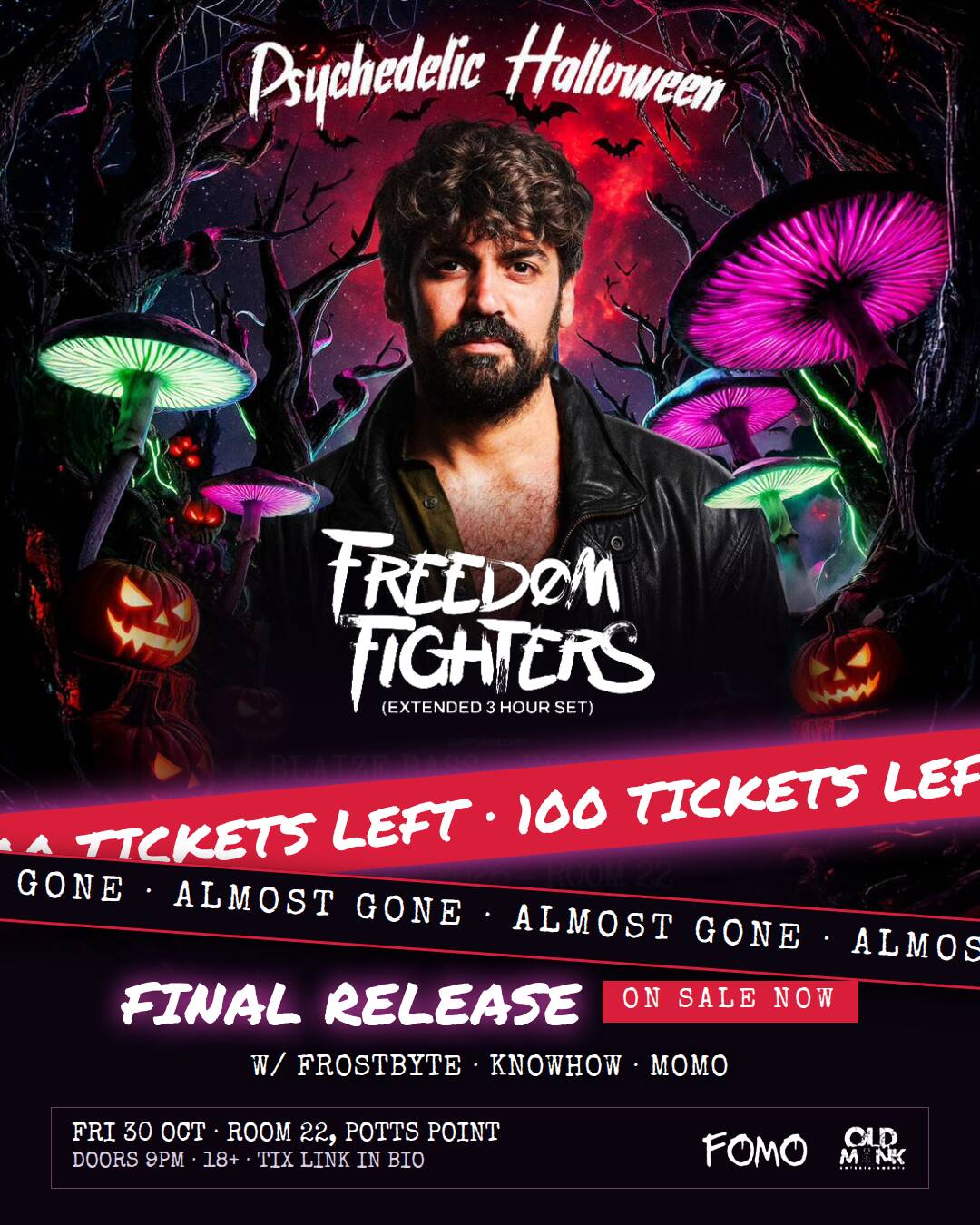 Psychedelic Halloween ft. FREEDOM FIGHTERS [3 Hrs Extended Set]