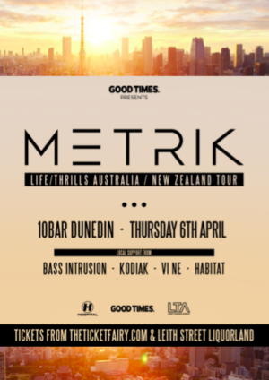 Metrik Life/Thrills Tour (Hospital Records) - Dunedin