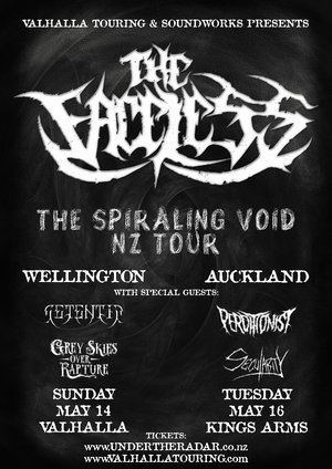 The Faceless - The Spiraling Void NZ Tour photo