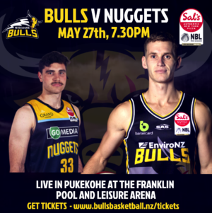 EnviroNZ Franklin Bulls VS Otago Nuggets