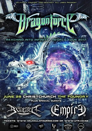 Dragonforce 'Reaching into Infinity' NZ Tour - Christchurch photo