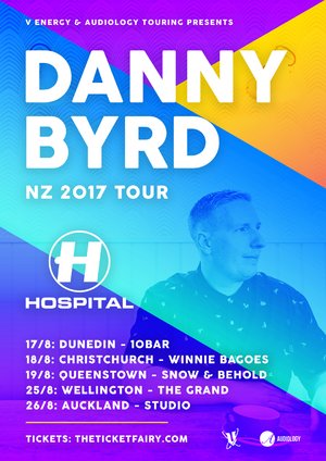 DANNY BYRD (Hospital Records, UK) - Dunedin show