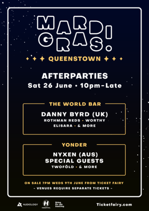 Queenstown Mardi Gras 2021 - Afterparties