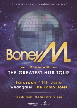 BONEY M 'Greatest Hits Tour' - Whangarei