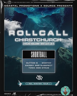 Source Presents: Coastal Promotions - Rollcall - Christchurch photo